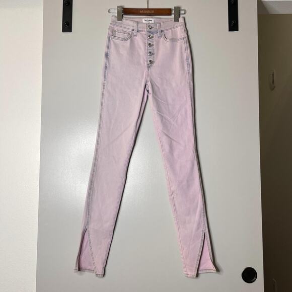 Bleached Lilac Skinny Jeans - Picture 3 of 5